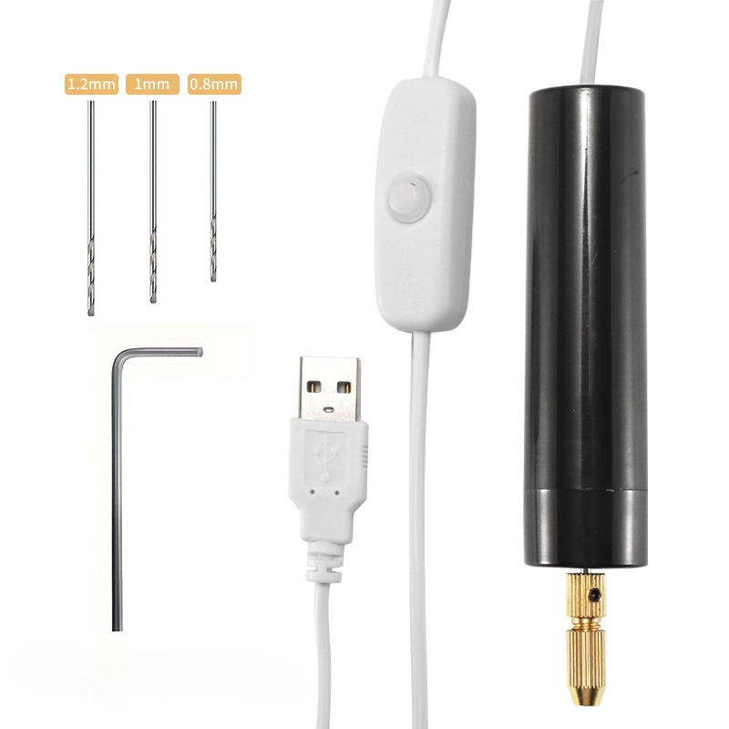 Jewelry Making Dc - Mini Taladro Eléctrico Portátil USB, Herramienta