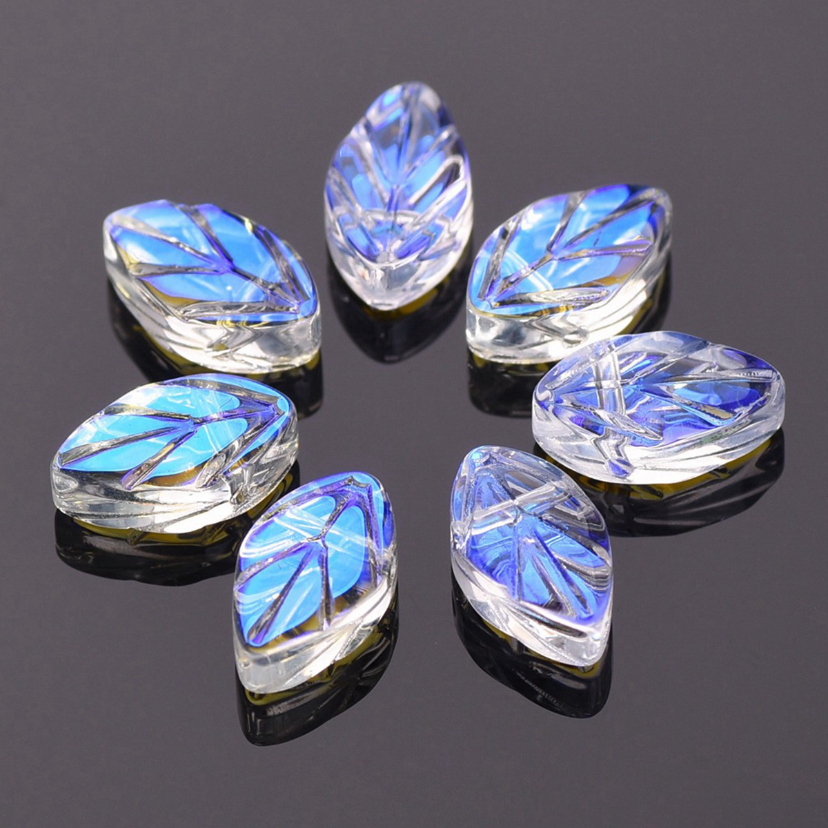Jewelry Making Drill - 20 piezas-cuentas de cristal con forma