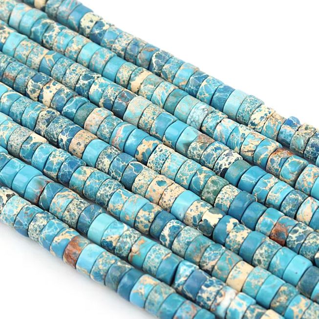 Jewelry Making Gemstones - Cuentas de turquesa natural Emperor Stone,