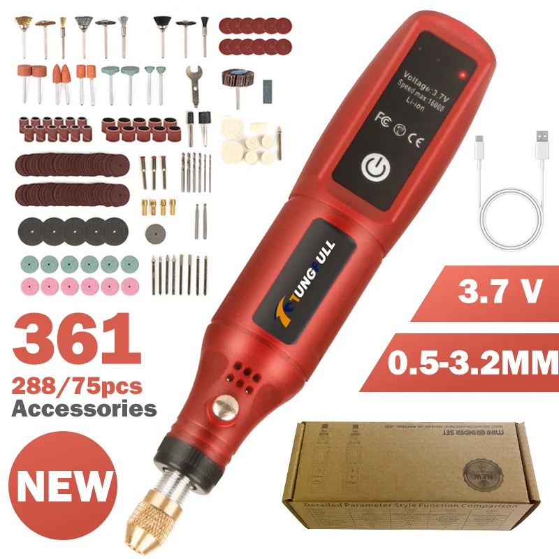 Jewelry Making Drill - Grabador Inalámbrico Recargable por USB, Herramienta