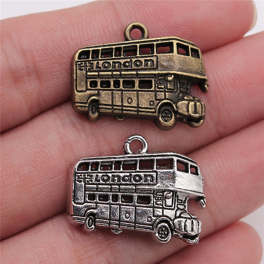 Jewelry Making London - WYSIWYG 10 piezas 25x20mm 2 colores