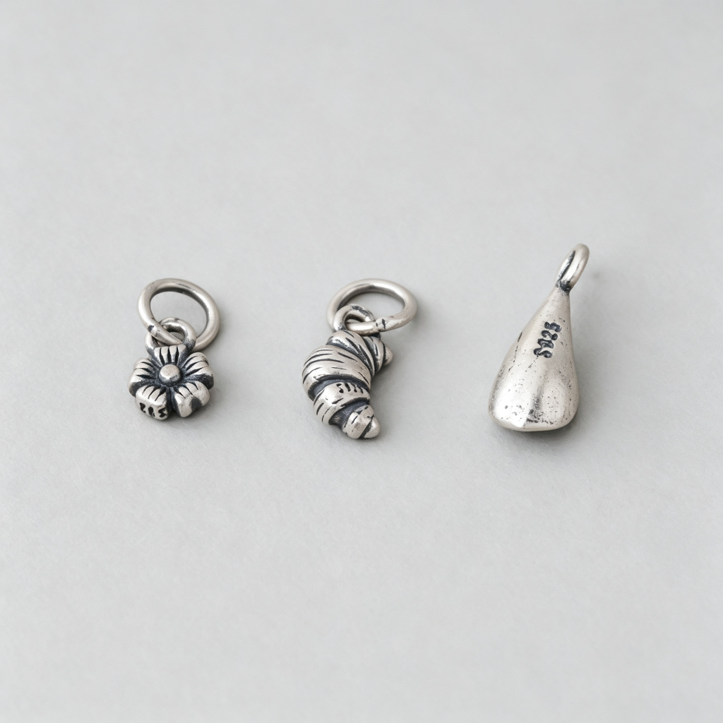 Dijes pequeños de plata 925, e - Jewelry Making In La reseña y precio
