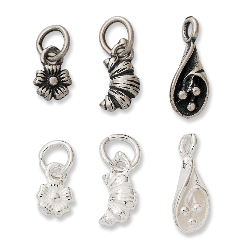 Dijes pequeños de plata 925, e - Jewelry Making In La reseña y precio
