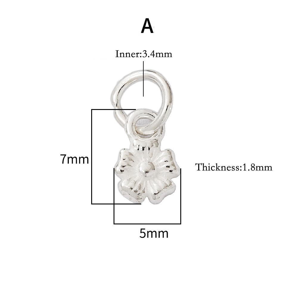 Dijes pequeños de plata 925, e - Jewelry Making In La reseña y precio