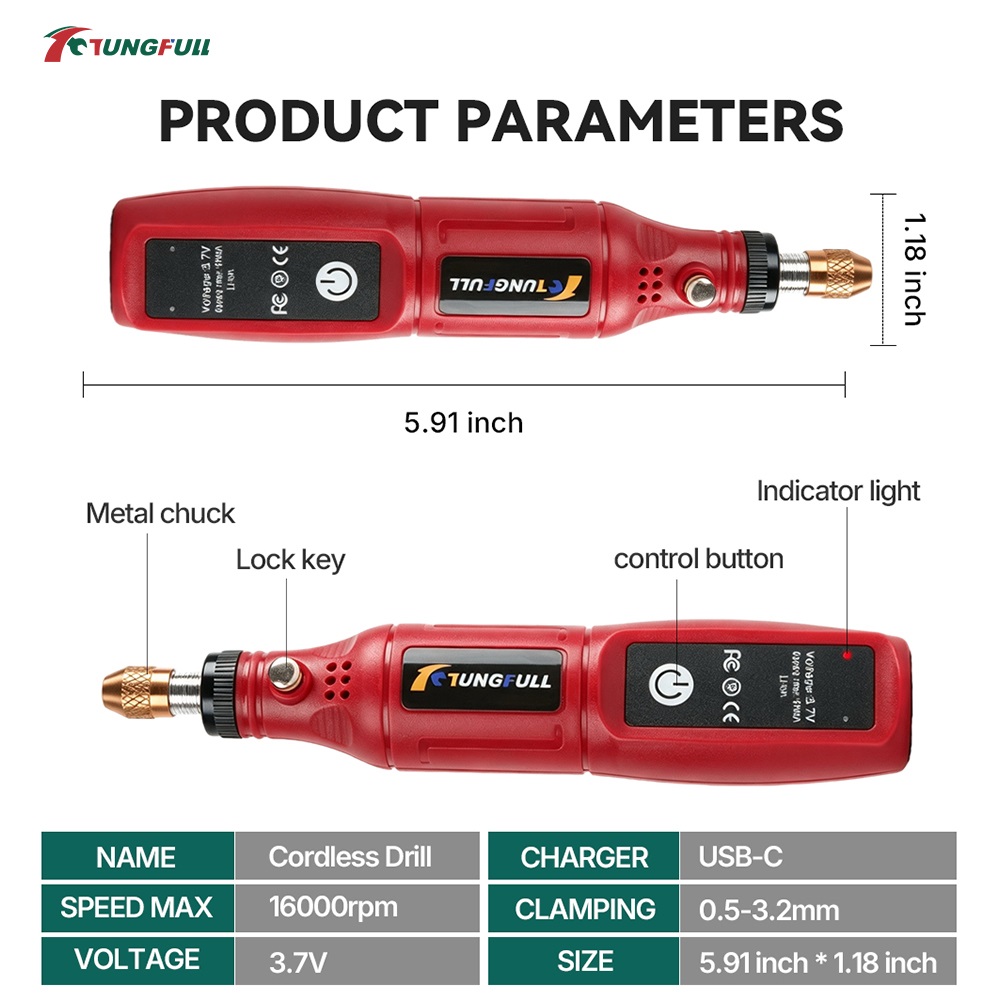 Herramienta rotativa inalámbri - Jewelry Making Drill reseña y precio