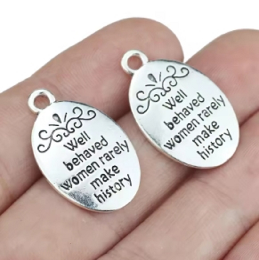 10 unids/lote de dijes de letr - Jewelry Making History reseña y precio