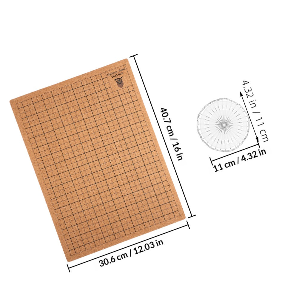 Tabla de macramé de corcho con - Jewelry Making Board reseña y precio