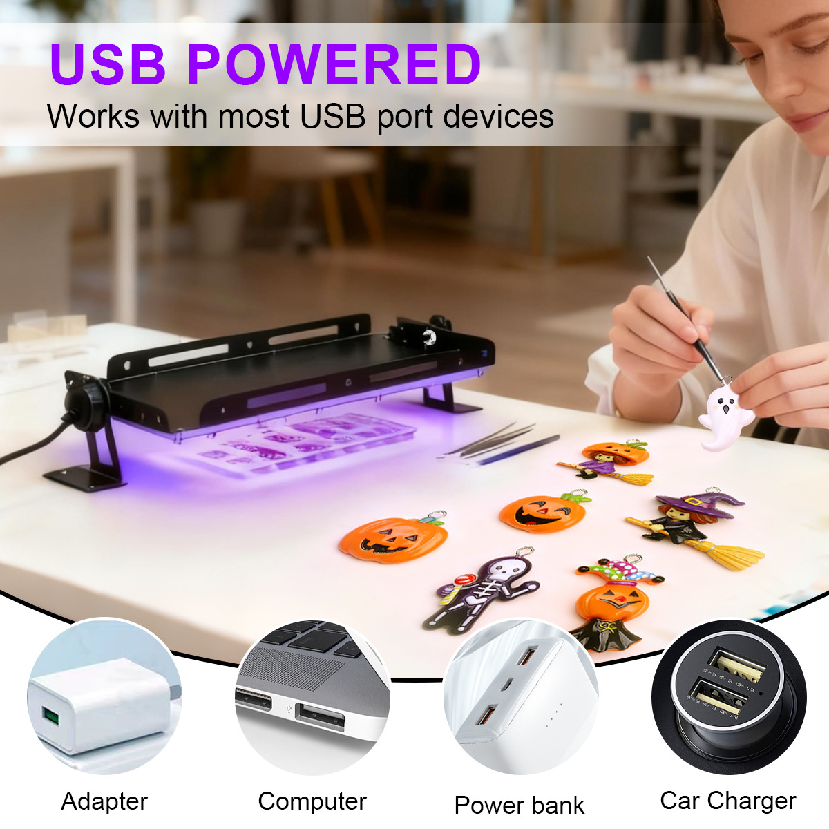 Lámpara de Curado UV LED de 50 - Jewelry Making Dc reseña y precio