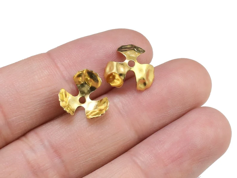 100 tapones de latón para cuen - Jewelry Making Gemstones reseña y precio