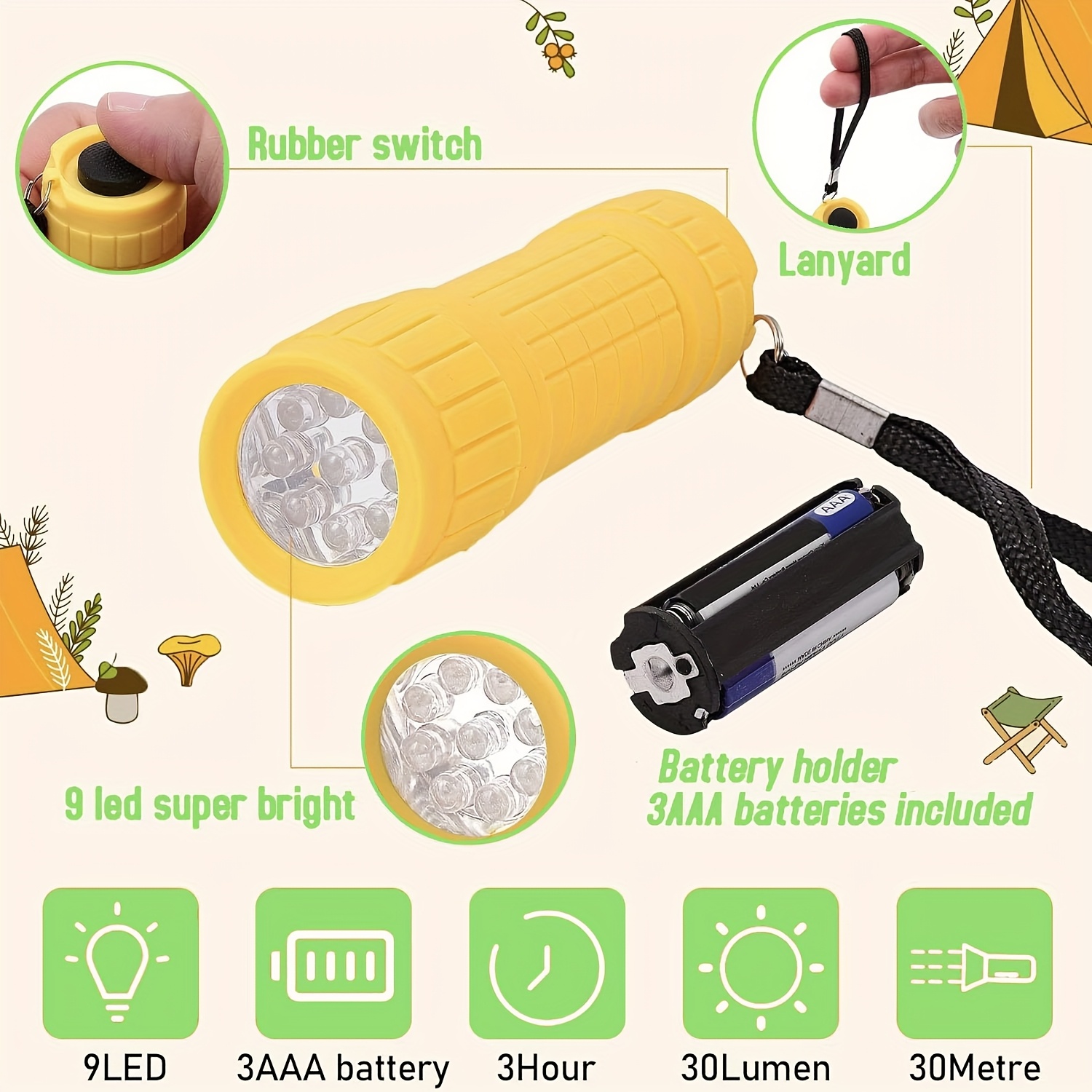 Mini linterna portátil 9XPE co - Jewelry Making Torch reseña y precio