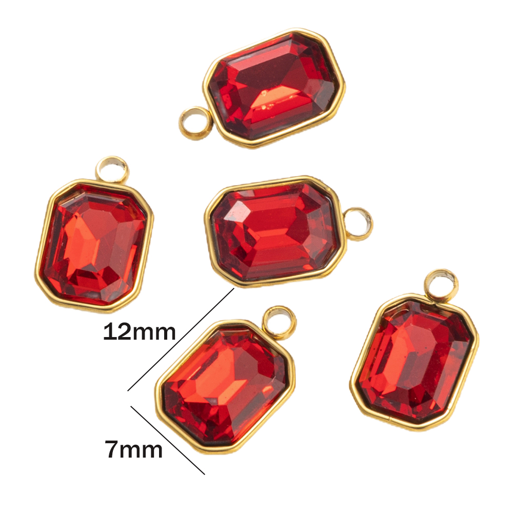 5 uds. De colgantes de cristal - Jewelry Making Gemstones reseña y precio