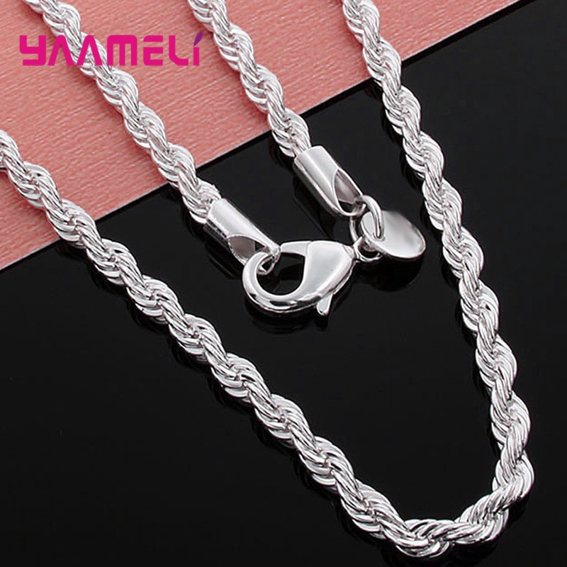 Collar de plata de ley 925 pur - Lobster Clasp Silver reseña y precio