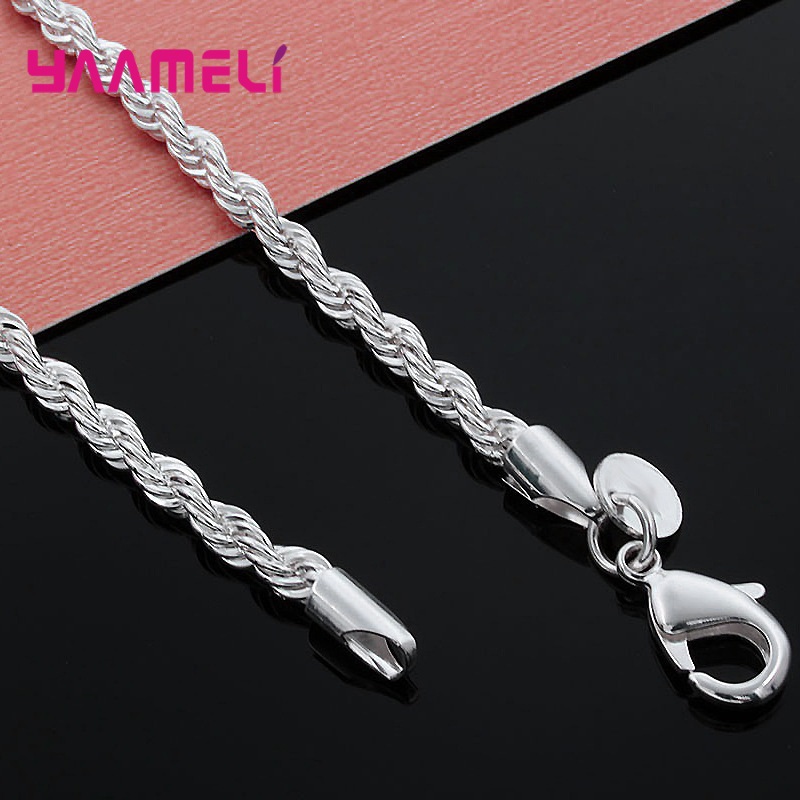 Collar de plata de ley 925 pur - Lobster Clasp Silver reseña y precio