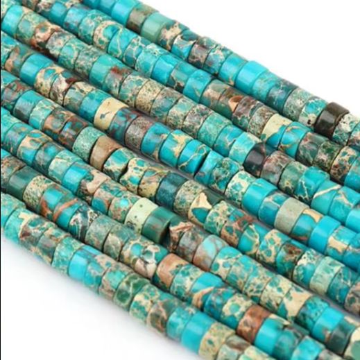 Cuentas de turquesa natural Em - Jewelry Making Gemstones reseña y precio