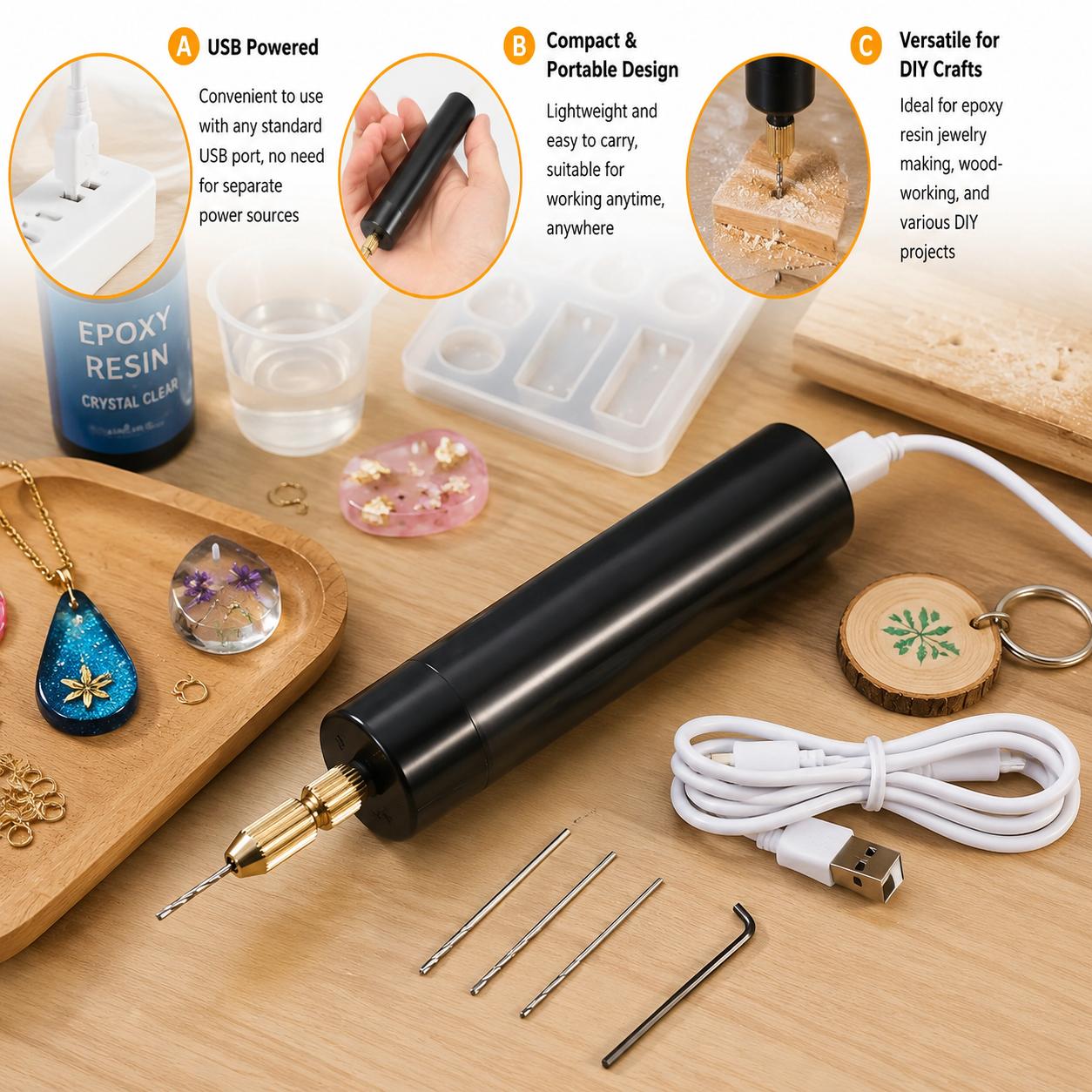 Mini Taladro Eléctrico Portáti - Jewelry Making Dc reseña y precio