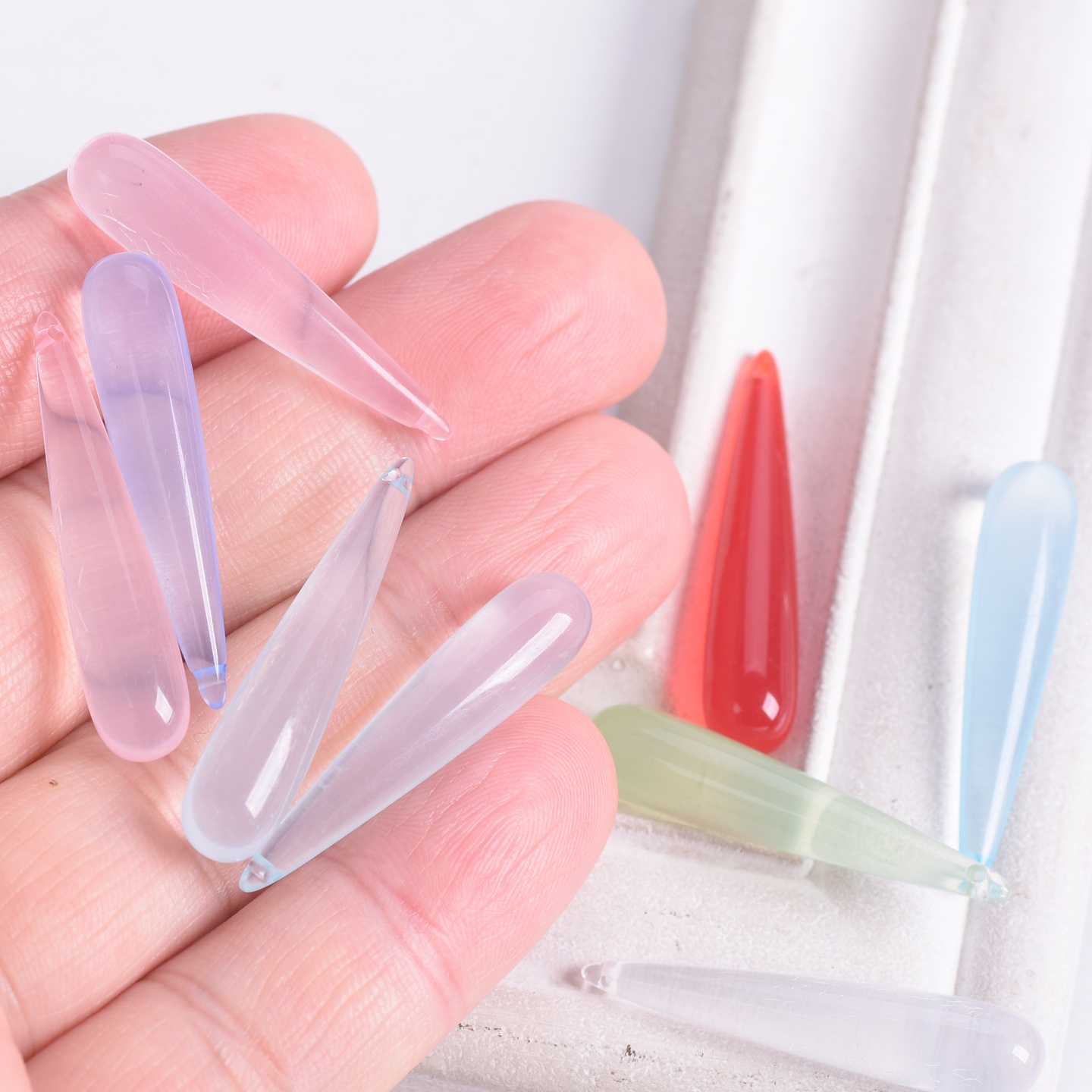 10 Uds. De colgantes largos co - Jewelry Making Drill reseña y precio