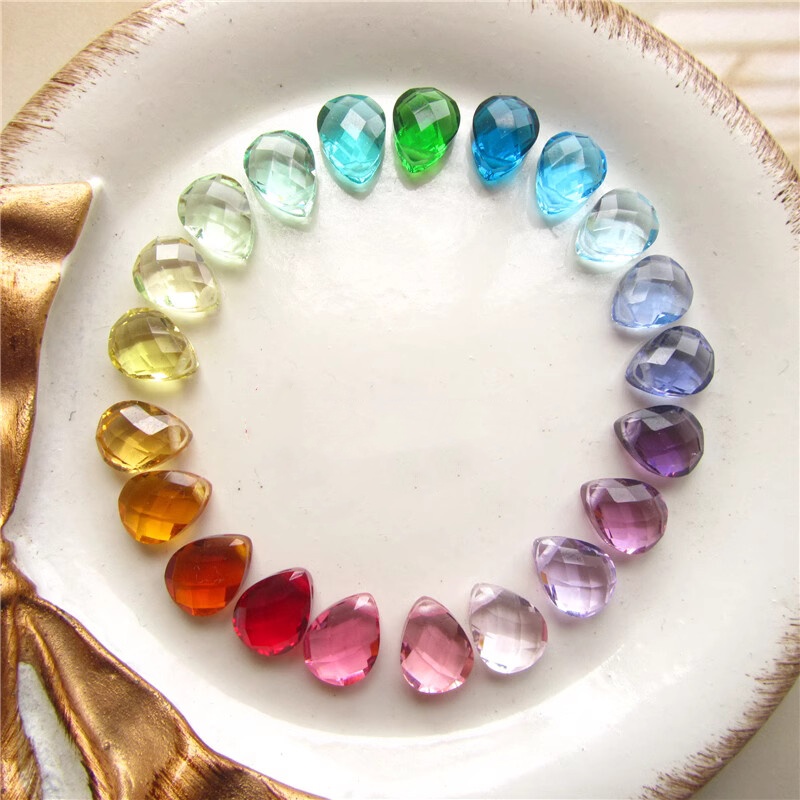 5 piezas de gota de cuarzo col - Jewelry Making London reseña y precio