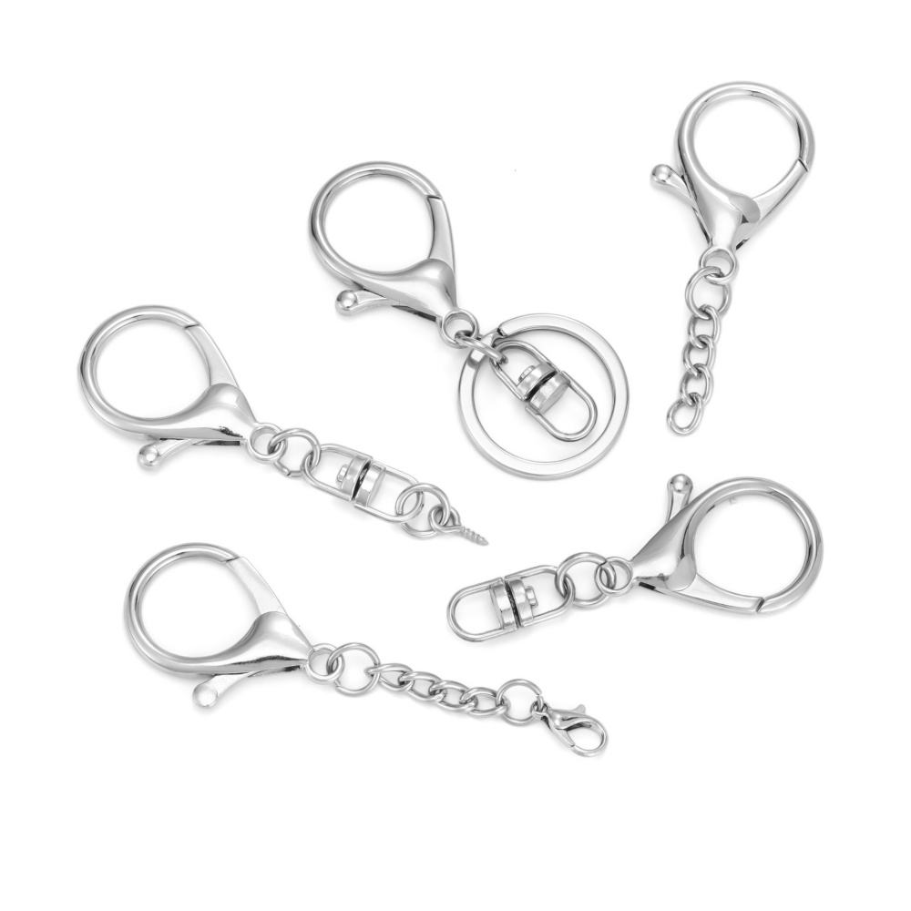 10 piezas de broches grandes t - Lobster Clasp Silver reseña y precio