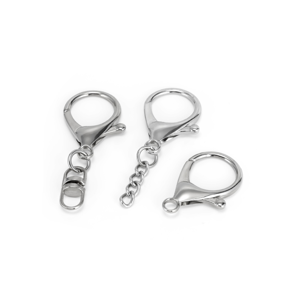 10 piezas de broches grandes t - Lobster Clasp Silver reseña y precio